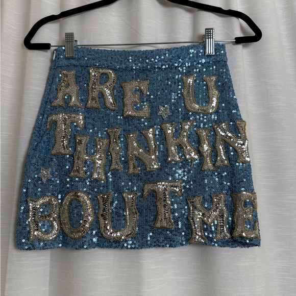 East N West Label Sequin Western Festival Set Vest, Top & Skirt | Size S,XS & 1 - Picture 14 of 17
